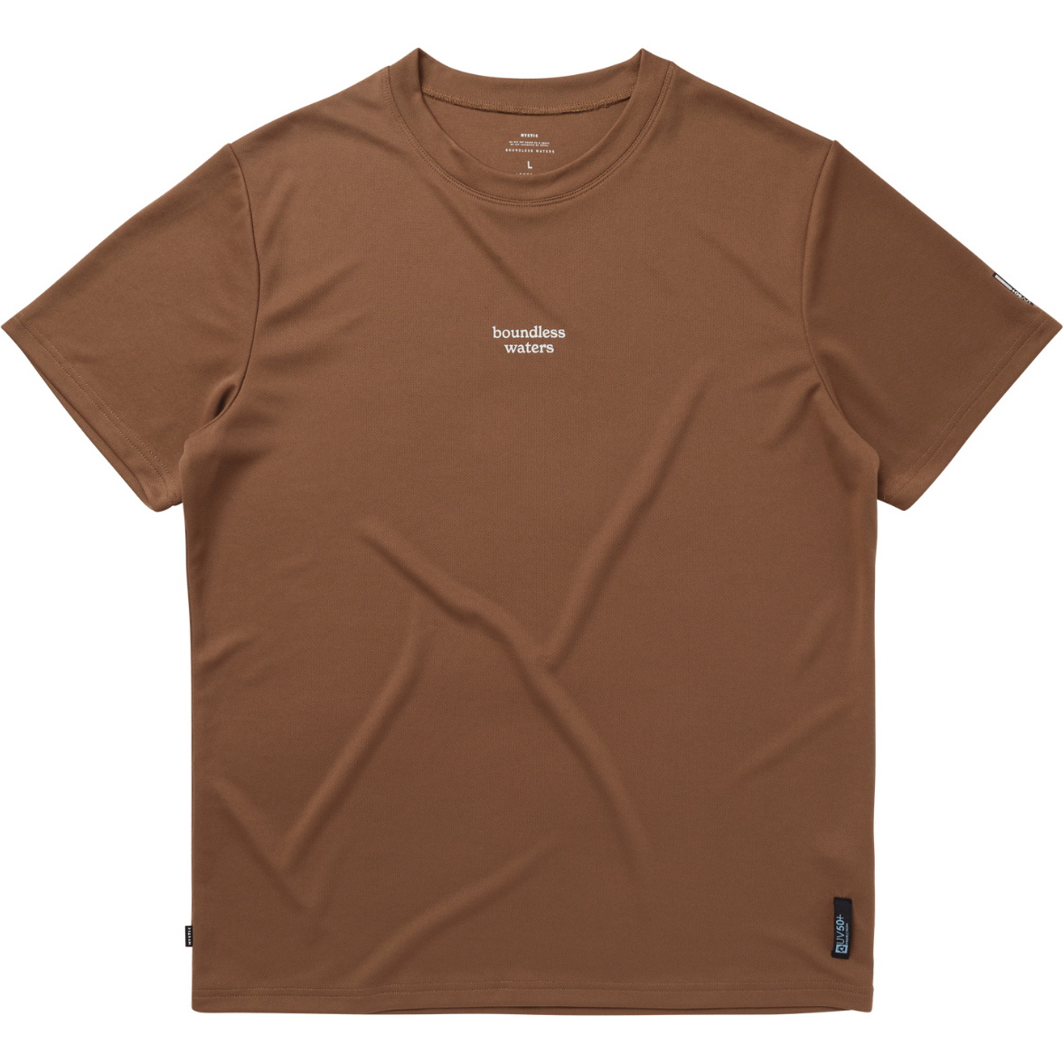 2025 Mystic Männer Tactic Short Sleeve Loose Fit Quick Dry Lycra Vest 35001.250221 - Brown